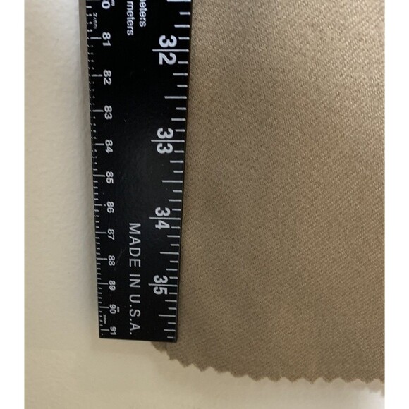 Kreeger & Sons 100% Pure Wool Dress Pants Women’s Size 26W X 36 Inseam Tan Pleat - Picture 4 of 7